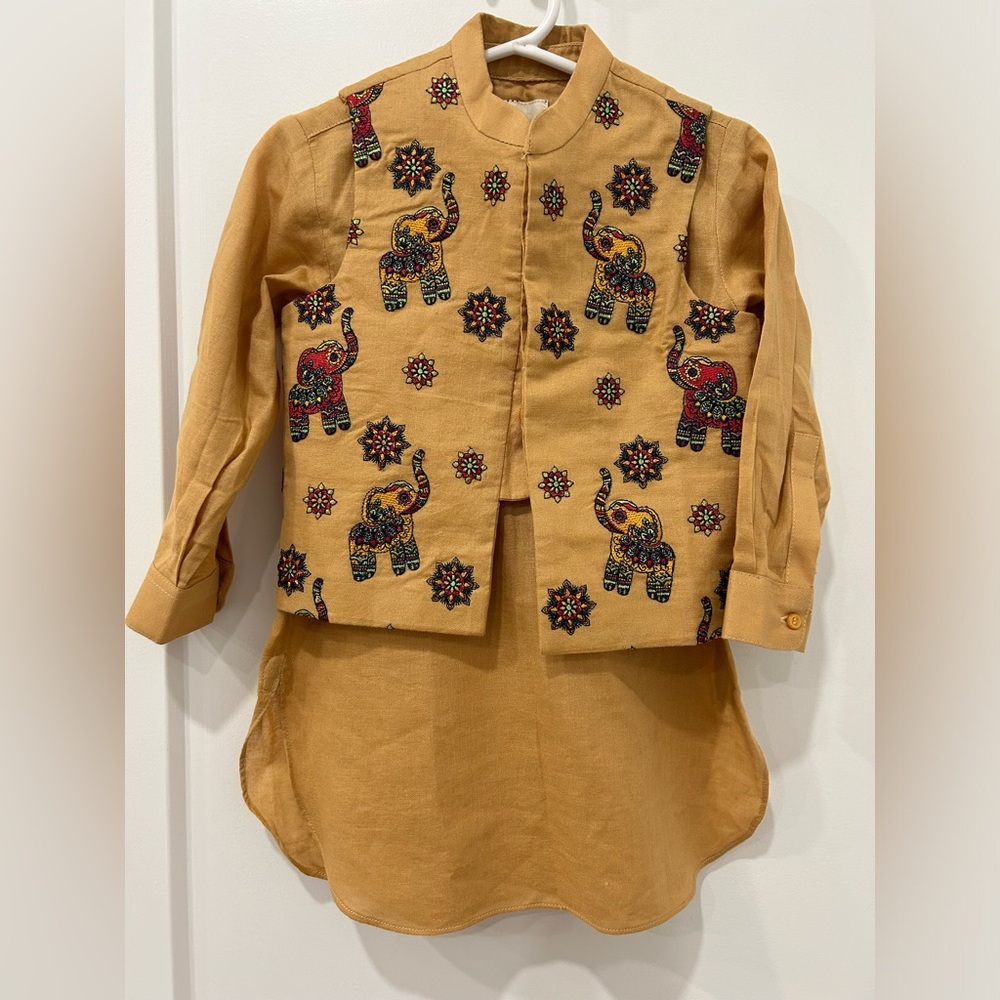 Pakistani Boys (2T) Salwar Kameez with Waistcoat